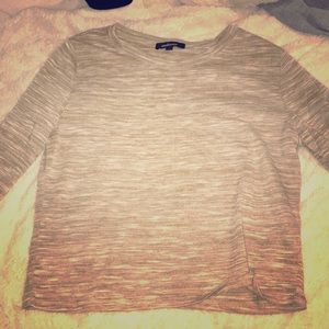 Long sleeve crop tee